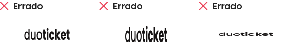 Redimensionamento da logo Duoticket