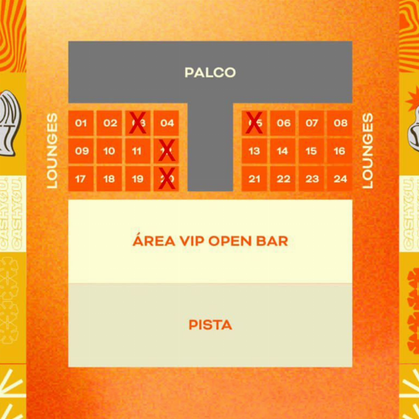 Mapa do evento